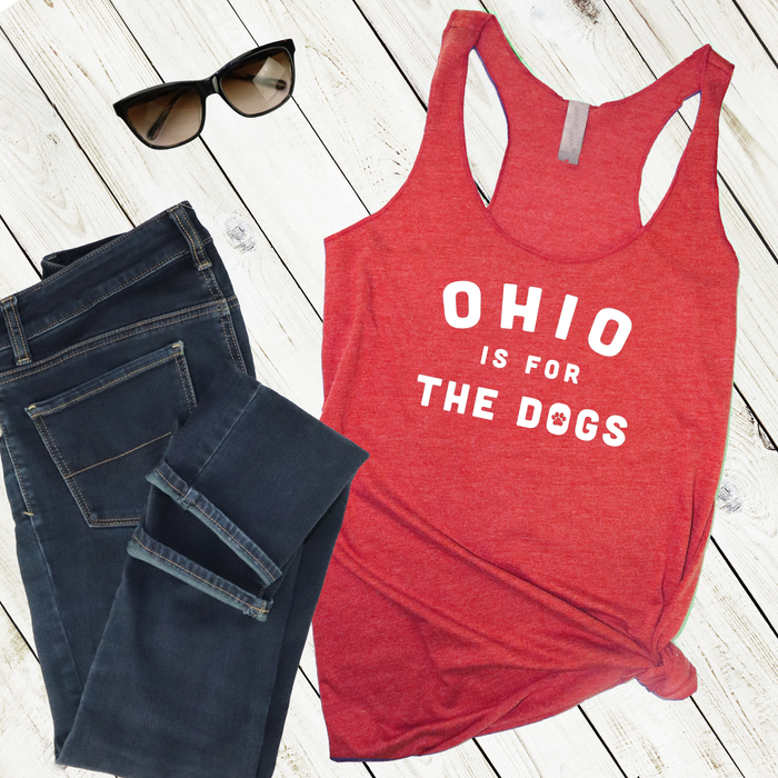 Ohio is for The Dogs Ladies Tank - Mistakes on the Lake