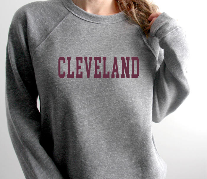 Cleveland College Block Crewneck Sweatshirt - Mistakes on the Lake