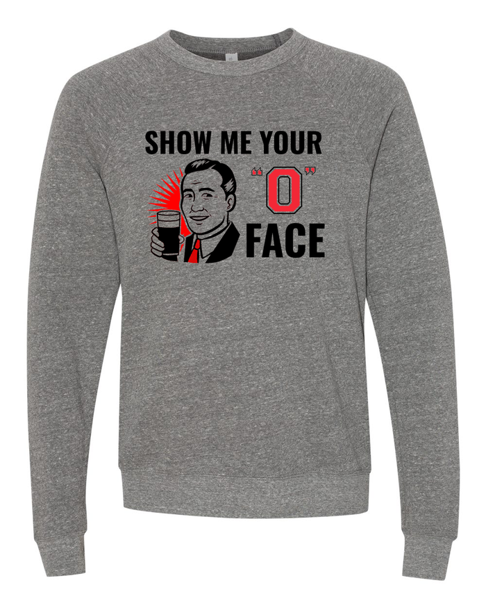 Show me your O Face Crewneck Sweatshirt - Mistakes on the Lake