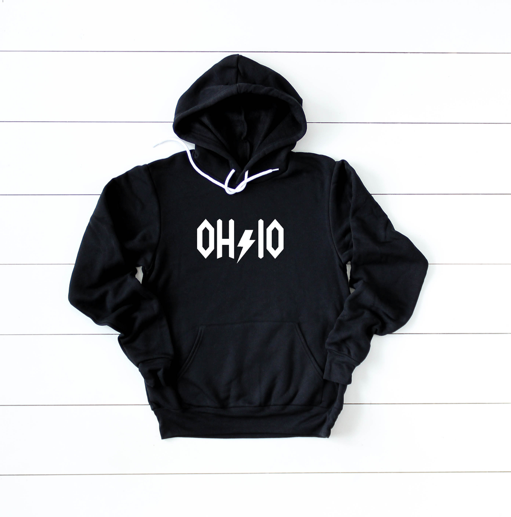 Ohio Lightning Hoodie - ACDC Inspired - Mistakes on the Lake