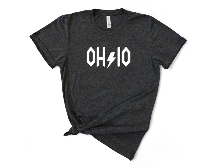 Ohio Lightning Tee - ACDC Inspired - Mistakes on the Lake