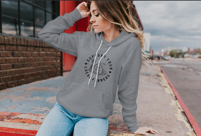 Support Local Farmers Ohio Hooded Sweatshirt - Mistakes on the Lake