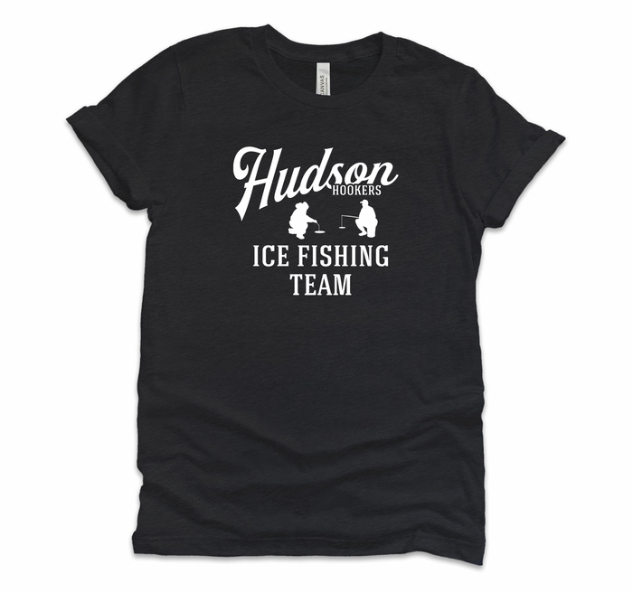 Hudson Hookers Ice Fishing Team Tee - Mistakes on the Lake