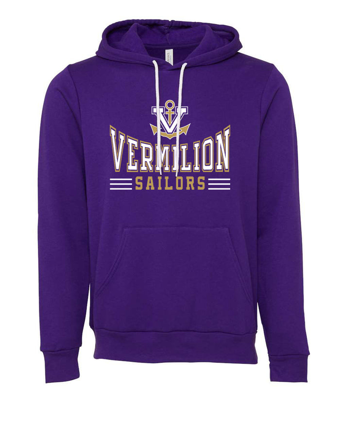 TODDLER VERMILION SAILORS HOODIE - Mistakes on the Lake