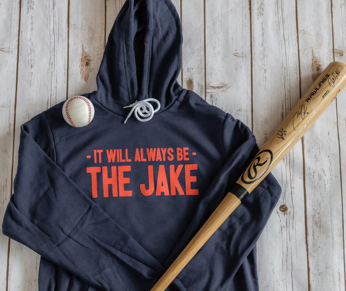 It will always be the Jake - Navy Hoodie - Mistakes on the Lake