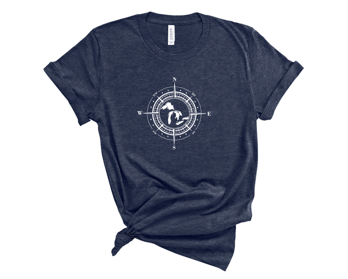 Great Lakes Compass Tee - Mistakes on the Lake