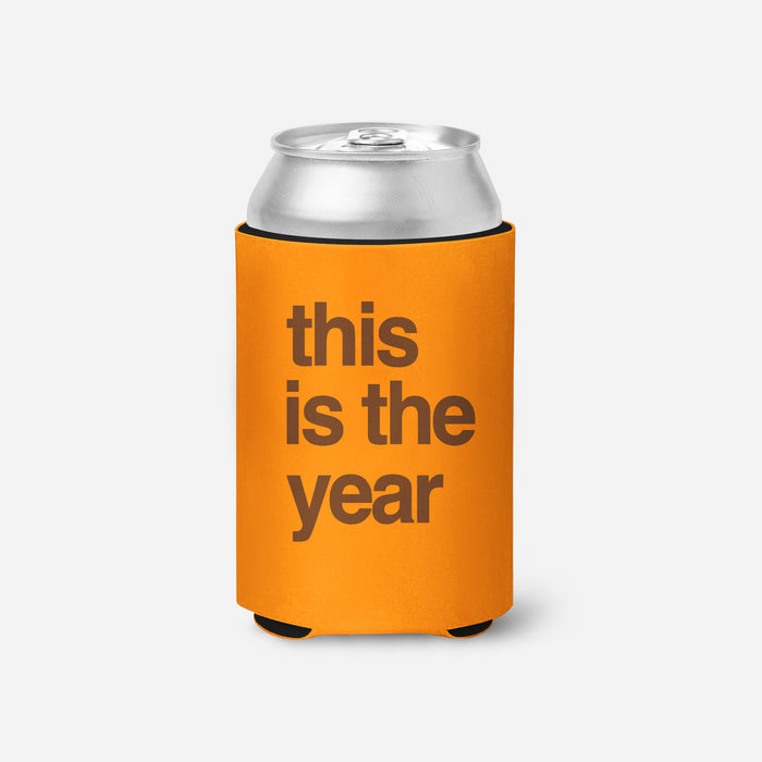 This is the Year Koozie - Orange - Mistakes on the Lake